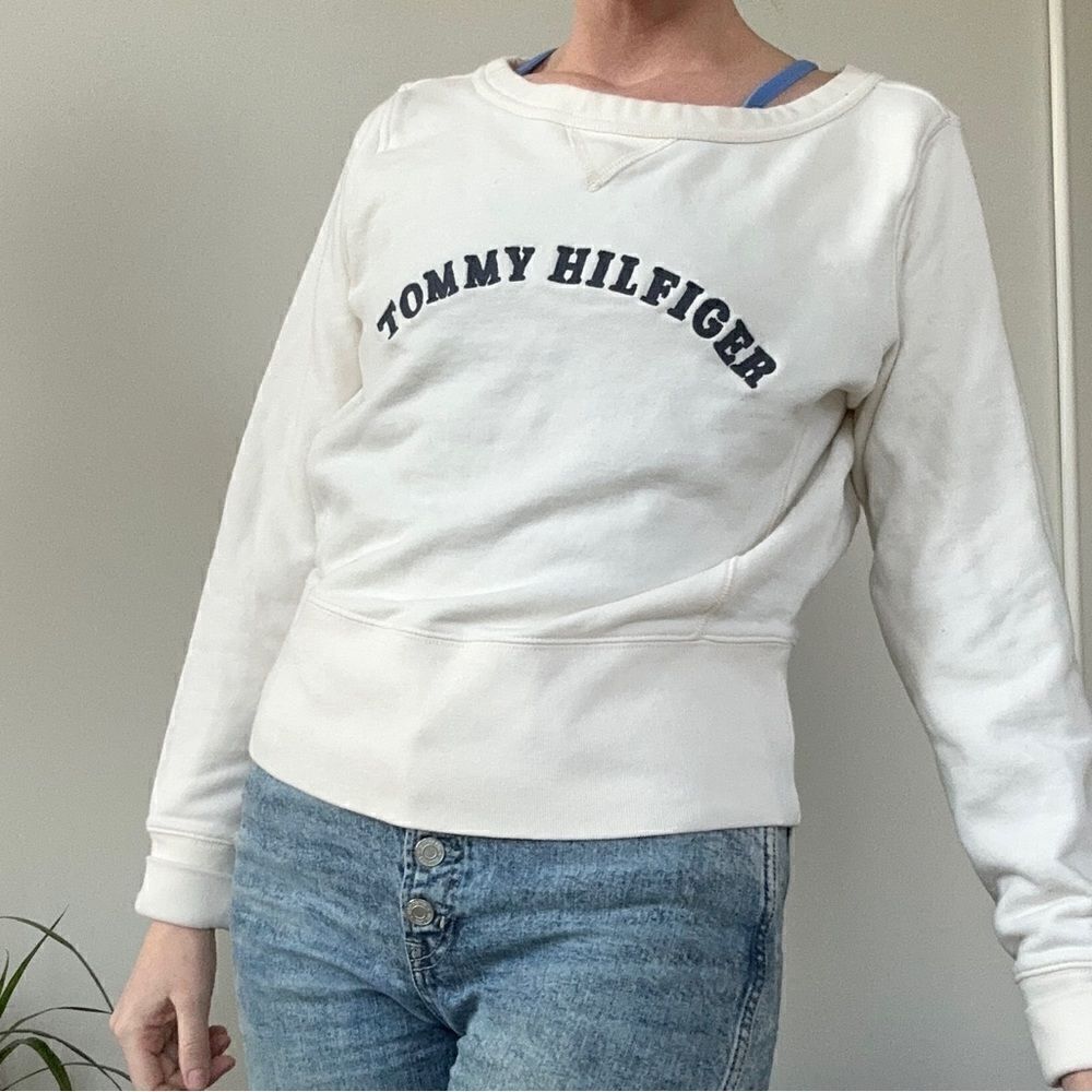 Tommy‎ Hilfiger Vintage Boat Neck Sweatshirt M